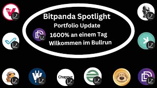 Bitpanda Spotlight Portfolioupdate  Der Krypto Bullrun ist gestartet  Dogami eskaliert total [upl. by Magbie]