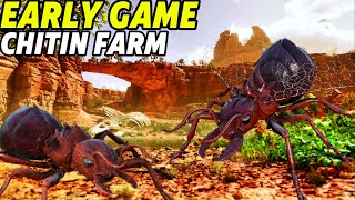 Scorched Earth Resource Location Early Chitin Location Ark Survival Ascended [upl. by Profant]