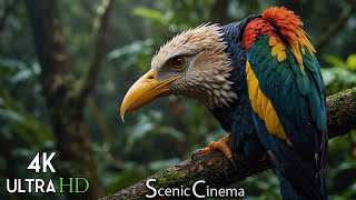 Birds That Call Jungle Home  Singing Birds  Forest Edition  Scenic Cinema With Nature Sounds 4K [upl. by Arhoz]