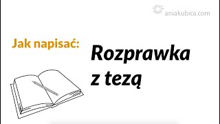 Rozprawka z tezą [upl. by Xella]