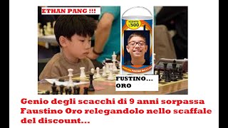 Faustino Oro diventa fustino e viene messo sullo scaffale da Ethan Pang 9 anni 2200 Elo [upl. by Elleirol]