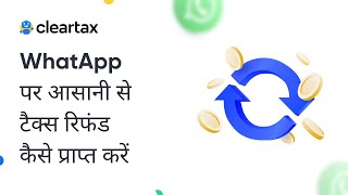 ClearTax  Whatsapp Self Filing Detailed Guide  Hindi with payment [upl. by Adnohsad]