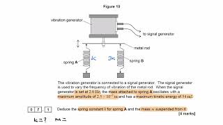 Oscillation Exam Questions  A Level Physics AQA Edexcel level 3 [upl. by Billmyre]