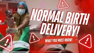 Normal birth delivery you must watch  birth vlog [upl. by Laughton]