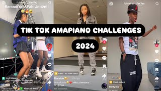 Best of amapiano dance challenges  2024 🔥🥵😱 tiktokamapianodances tiktokviral amapiano trending [upl. by Ahsyt]