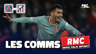 PSG 12 Atlético  Les comms RMC dune défaite qui va faire TRÈS MAL aux Parisiens [upl. by Matthias]