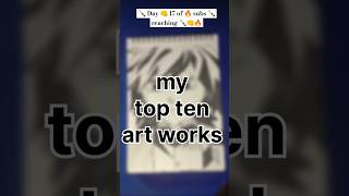 My top ten artwork youtube shorts 🍾👊🔥 [upl. by Yecad664]