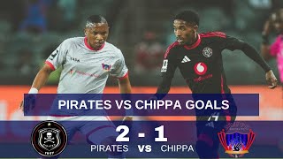 GOALS Orlando Pirates vs Chippa United [upl. by Labanna977]