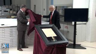 1297 Magna Carta Unveiled at National Archives  Owner David Rubenstein [upl. by Keg]