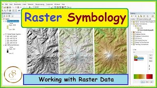 Raster Symbology Creating Custom Color Ramps in ArcMap  6  GISSchools [upl. by Leuname188]