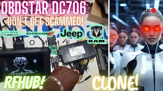 OBDSTAR DC706 Clone RFHUB Security Module from Dodge Jeep Chrysler Fiat EASY [upl. by Lita855]