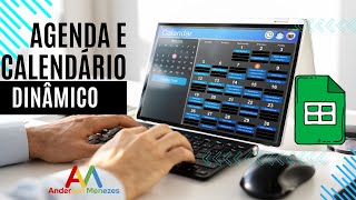 01 Como criar uma agenda e um calendário dinâmico simples no Planilhas Google 📊 [upl. by Earb]