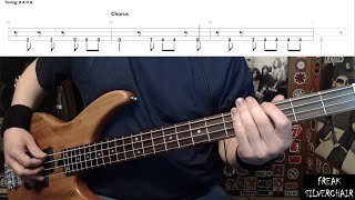 Freak by Silverchair  Bass Cover with Tabs PlayAlong [upl. by Harp]