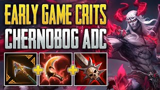 SHREDDING WITH CRIT RUSH Chernobog ADC Gameplay SMITE Ranked Conquest [upl. by Ahtnicaj]