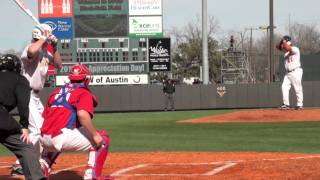 Roger Clemens Pitching UT Alumni Game Jan28 2012 [upl. by Anesuza668]