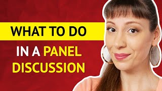 What Does a Panelist Do in a Panel Discussion [upl. by Atilem]