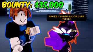 ARRESTING 35000 BOUNTY  Roblox Jailbreak Interesting Clips [upl. by Navarro411]