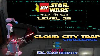 Lego Star Wars TCS Ep 5 Chap 5  Cloud City Trap CHALLENGE All Blue Minikits  HTG [upl. by Emmalynne]