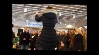 Flash mob opera in Norwegian shopping mall [upl. by Ghassan]