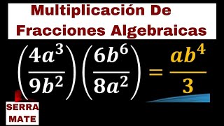 Multiplicación De Fracciones Algebraicas  1 [upl. by Alysia]