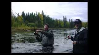 Chena River Arctic Grayling Fishing in Fairbanks Alaska  Aeschen Fischen [upl. by Arlyne]