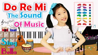 Do Re Mi from The Sound of Music with Solfege Hand Signs and Lyrics  Music Notes  Sing with Bella [upl. by Behnken]