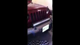 Jeep Wrangler AT oil cooler line repair Part 1 [upl. by Anaytat]