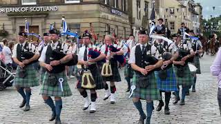 Safe in frae the Yetholm ride Kelso Civic Week 2024 [upl. by Fogg]