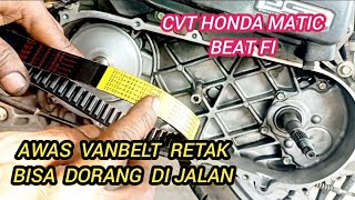 CARA PASANG VANBELT HONDA MATIC BEAT FI ESP Blututoli [upl. by Melissa]