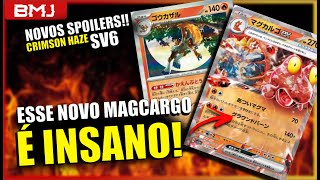 Esse Magcargo ex é INSANO  Novas cartas fortíssimas reveladas de Crimson Haze SV6 [upl. by Clyde]