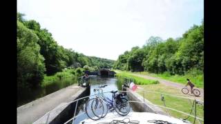 Canal du Nivernais  extrait de léchelle des 16 écluses de Sardy et les voûtes de la Collancelle [upl. by Rodrich]