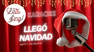 Karaoke Llego Navidad [upl. by Analah89]