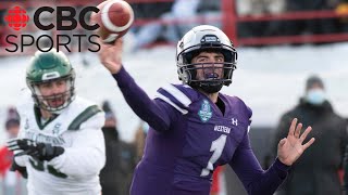 Western Mustangs ride to 2021 Vanier Cup victory over Saskatchewan Huskies  Highlights  CBC Sports [upl. by Stalk]