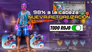 SENSIBILIDAD COMPLETA LA MEJOR CONFIGURACIÓN para DAR TODO ROJO en FREE FIRE 2023 [upl. by Meletius]