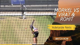 Watch Virat Kohli and Rohit Sharma face Morne Morkel at the Adelaide nets l BGT 202425 [upl. by Alastair]