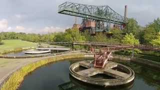 Landschaftspark Duisburg Rundklärbecken  Duisburger Hochofen [upl. by Ahseekat]