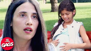 Best Pregnancy Pranks Compilation  Just For Laughs Gags [upl. by Enetsirk264]