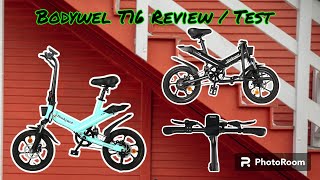 Bodywel T16 Minibike  EBike  Klapprad  EKlapprad  Review  Test [upl. by Jacobina59]