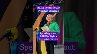 Iceland President Halla Tómasdóttir’s Inspiring Words About LGBTQ Rights at Reykjavik Pride 2024 [upl. by Dov]