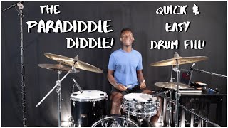 Paradiddle Diddle Fill  Drum Lesson [upl. by Norat]