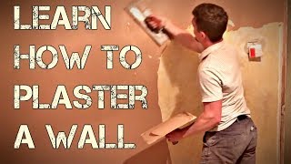 How To Plaster A Wall  Plastering For Beginners [upl. by Salangi]