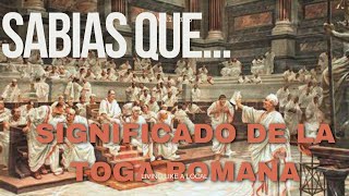 El origen y simbolismo de la toga en la antigua Roma [upl. by Fiann387]