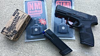 1st Look NeoMag  Mossberg MC2C  AR500 Target Solutions TSR [upl. by Yllus851]