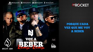 Voy a Beber Remix 2  Nicky Jam Ft Ñejo Farruko y Cosculluela  Video Con Letra [upl. by Arondel]