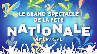 Le grand spectacle de la fête nationale du Québec à Montréal 2022 [upl. by Akinnor]