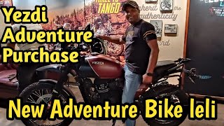 New Adventure Bike Leli  YEZDI ADVENTURE  अब आएगा असली मज़ा ट्रिप का  New Bike Delivery Leli [upl. by Oirasan]