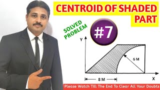 CENTROID SOLVED PROBLEM 7 IN ENGINEERING MECHANICS TIKLESACADEMYOFMATHS [upl. by Ullyot]