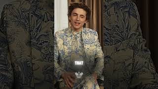 Timothée Chalamets QUOTE 🥶ytshorts motivation mentality [upl. by Donelson]