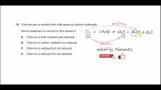 970112MJ24Q19 Cambridge International AS Level Chemistry MayJune 2024 Paper 12 Q19 [upl. by Mauldon]