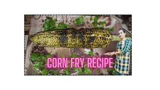 🔥 Masala Whole Fried Corn Recipe  Easy amp Tasty Snack 🌽✨ [upl. by Hanah]